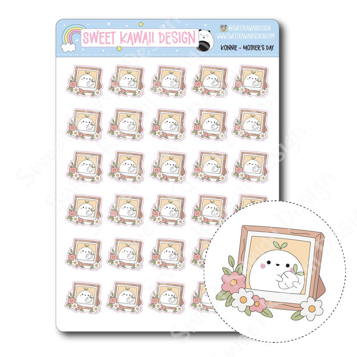 Kawaii Konnie Stickers - Mother's Day