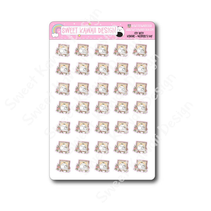 Kawaii Konnie Stickers - Mother's Day