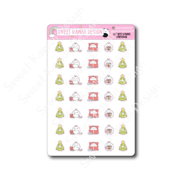 Kawaii Konnie Stickers - Christmas