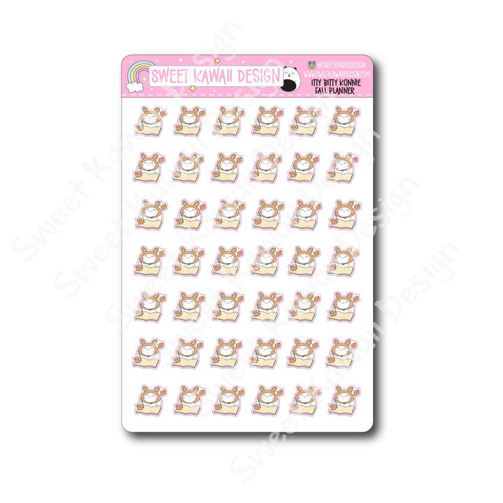 Kawaii Konnie Stickers - Fall Planner