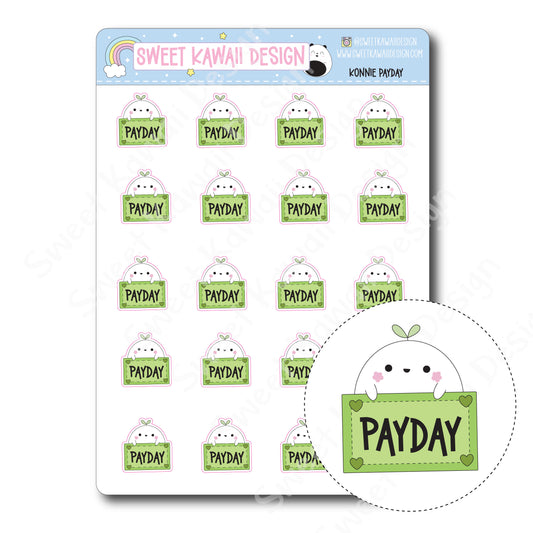 Kawaii Konnie Stickers - Payday
