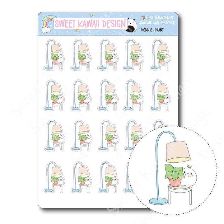 Kawaii Konnie Stickers - Plant
