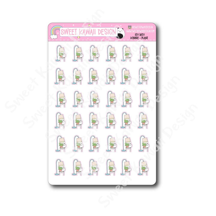 Kawaii Konnie Stickers - Plant