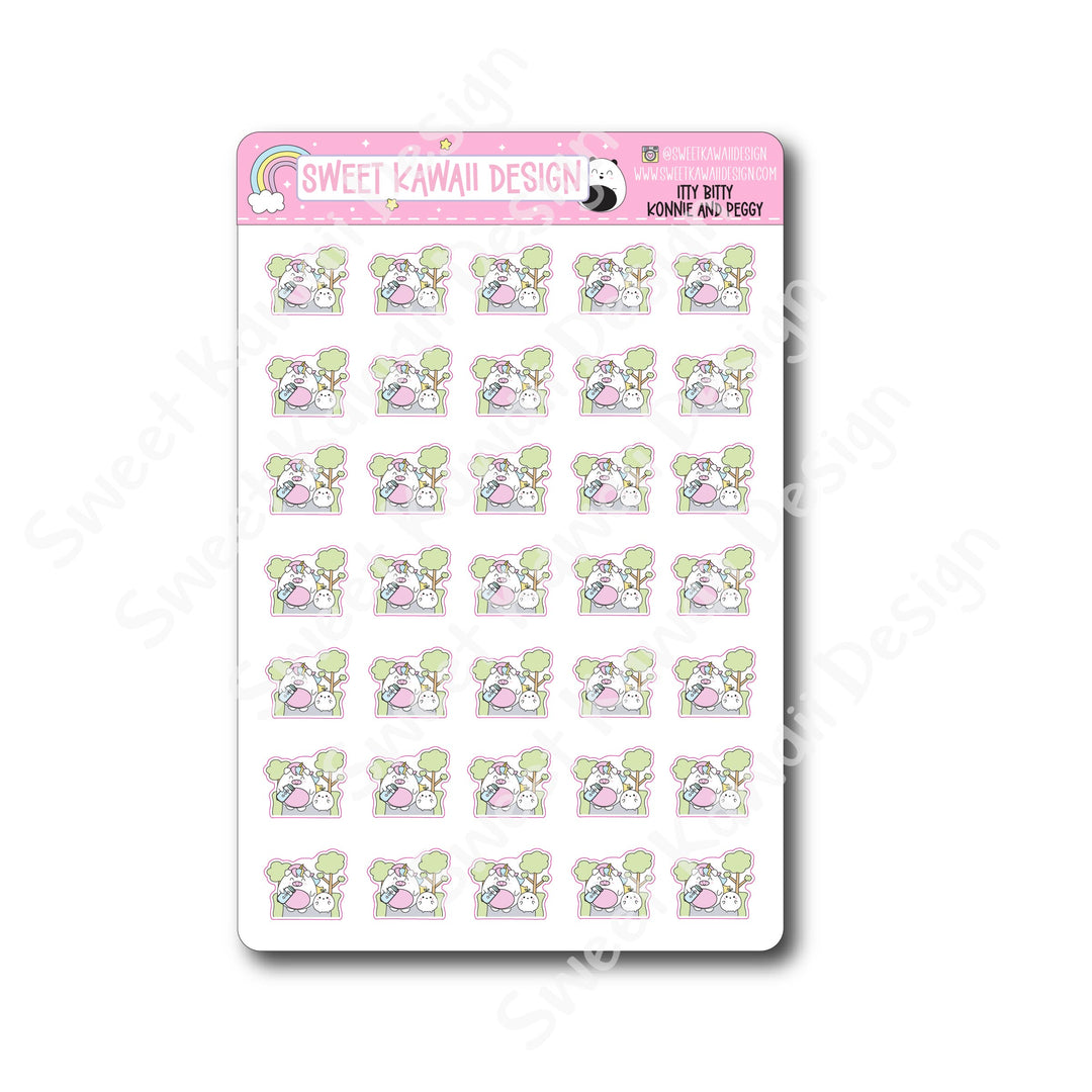 Kawaii Konnie and Peggy Stickers