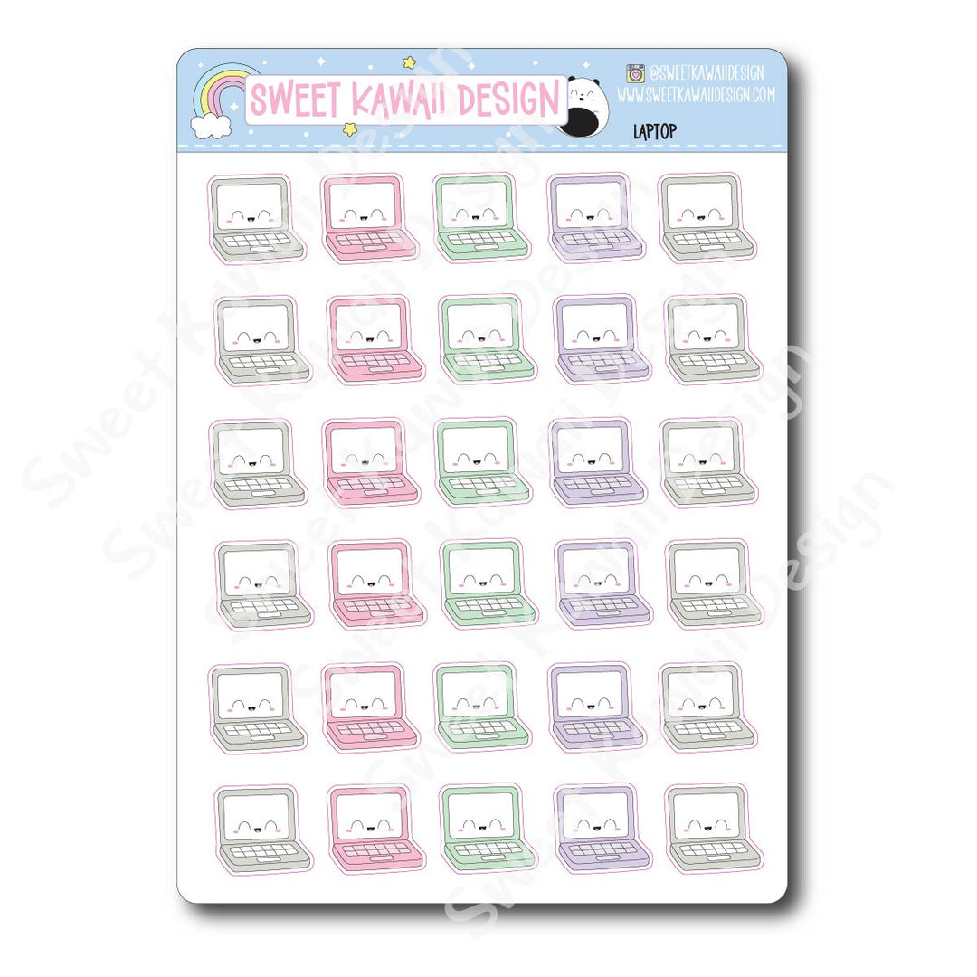 Kawaii Laptop Stickers