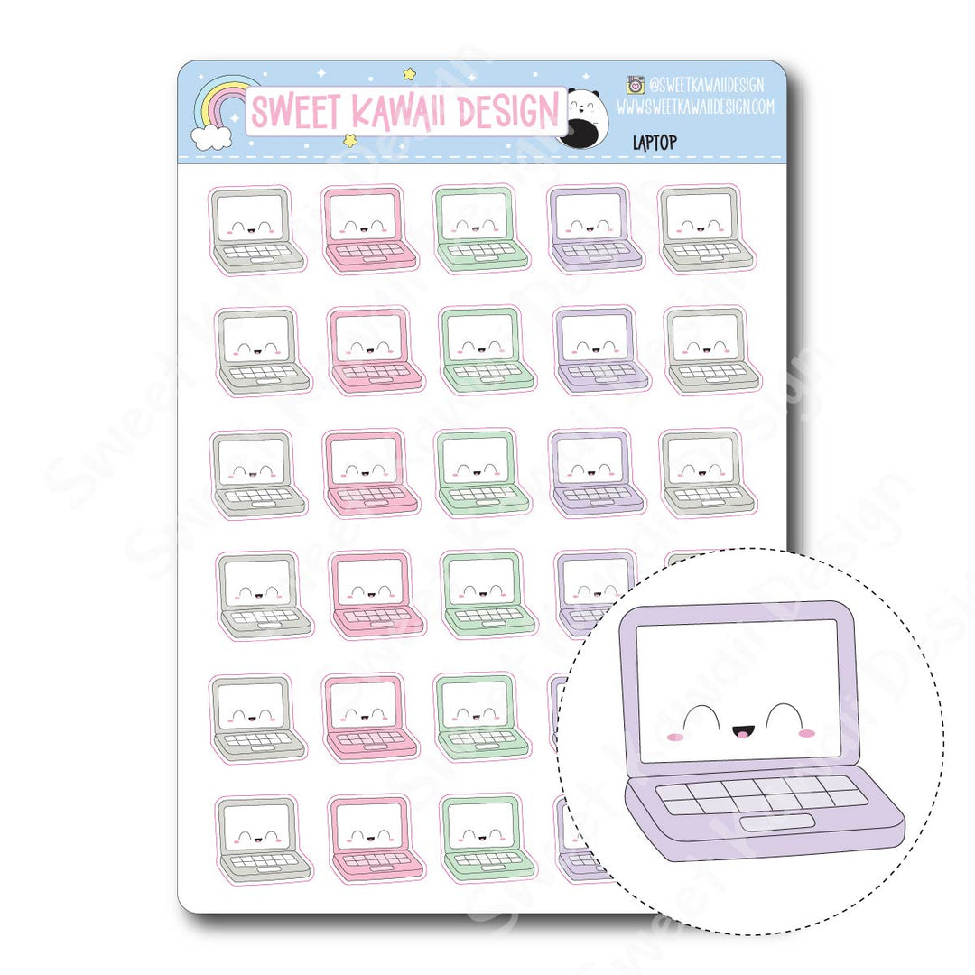 Kawaii Laptop Stickers