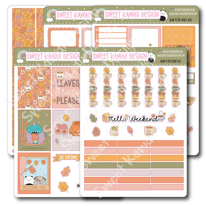 Weekly Kit - Leaf it to Cozy - SIZE OPTIONS AVAILABLE