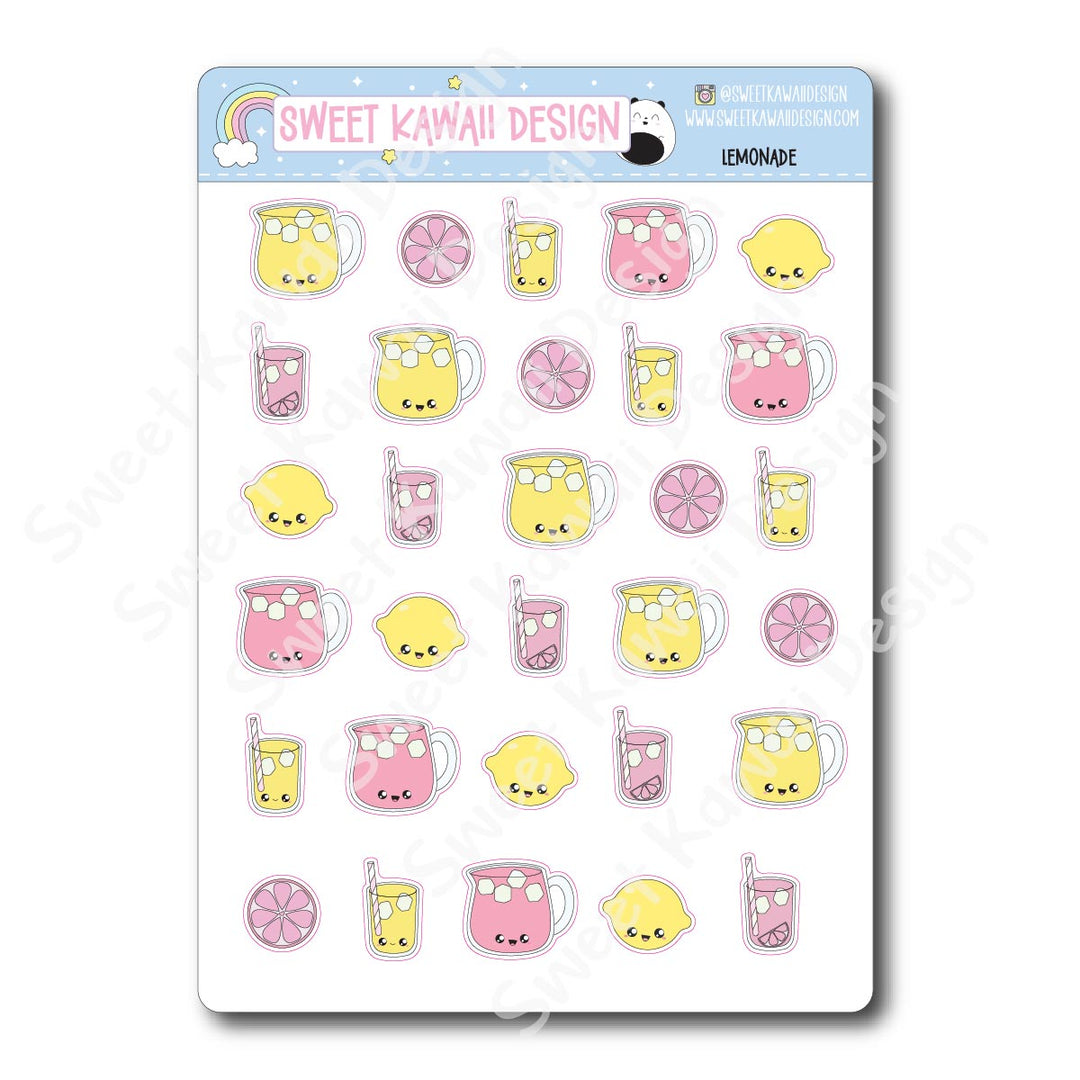 Kawaii Lemonade Stickers