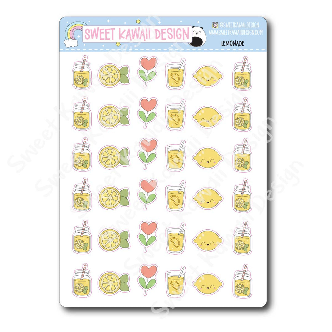 Kawaii Lemonade Stickers