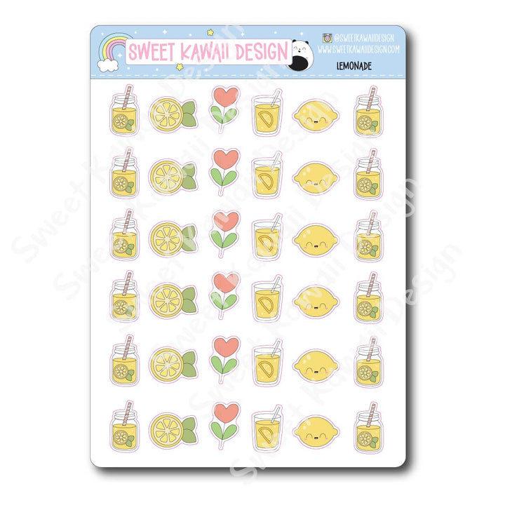 Kawaii Lemonade Stickers