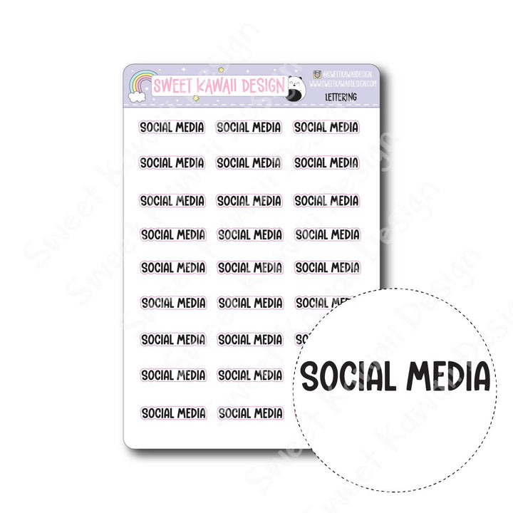 Lettering - Social Media