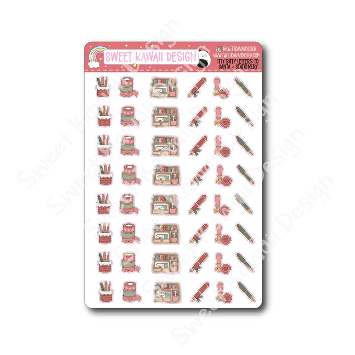 Kawaii Letters to Santa Stickers - Stationery