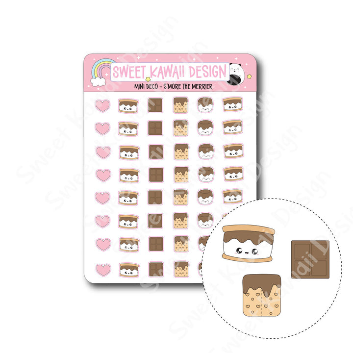 Kawaii Mini Deco Stickers - S'more the Merrier