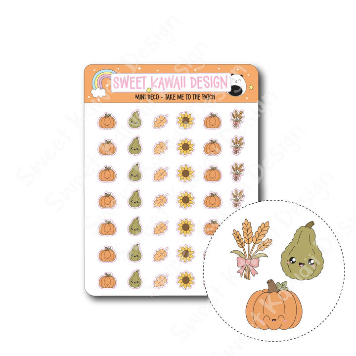 Kawaii Mini Deco Stickers - Take Me To The Patch