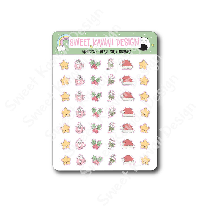Kawaii Mini Deco Stickers - Ready for Christmas