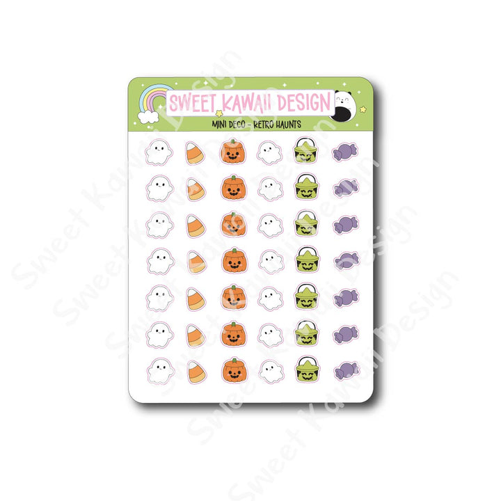 Kawaii Mini Deco Stickers - Retro Haunts