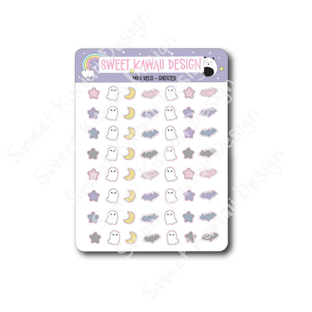 Kawaii Mini Deco Stickers - Ghoste