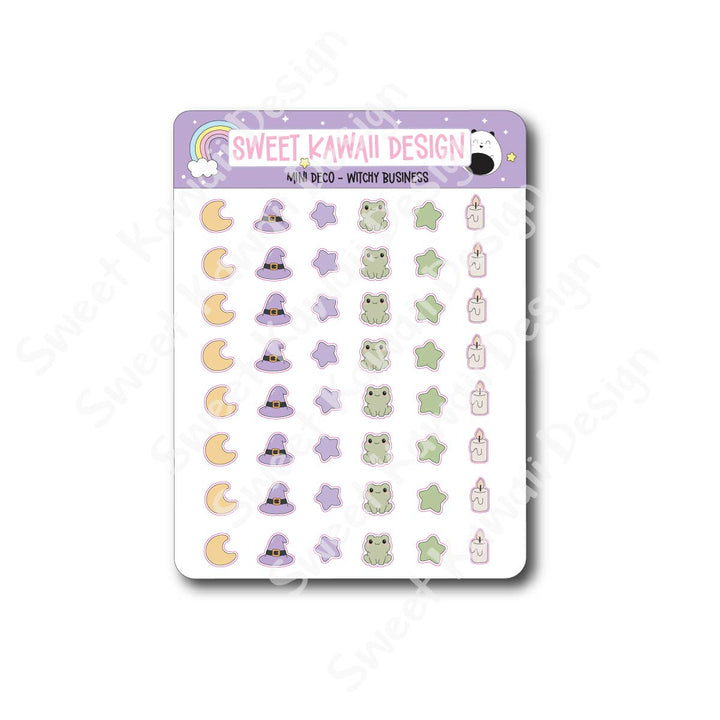 Kawaii Mini Deco Stickers - Witchy Business