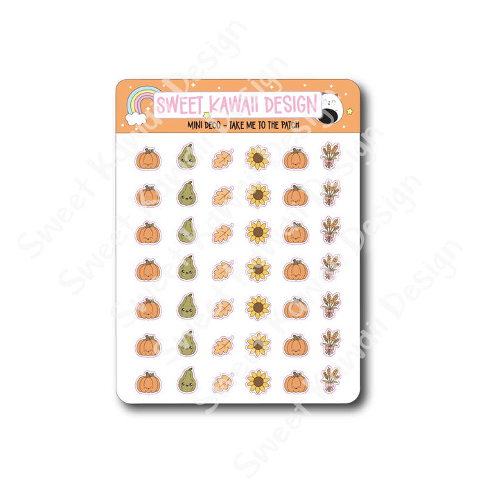 Kawaii Mini Deco Stickers - Take Me To The Patch
