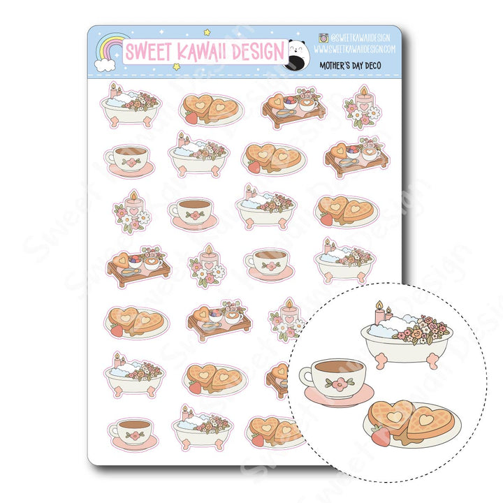 Kawaii Mother's Day Deco Stickers