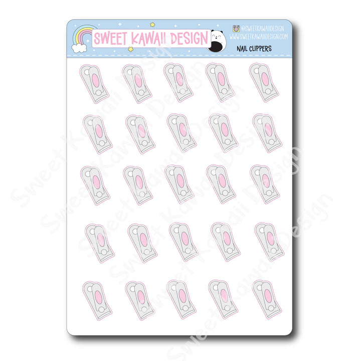 Kawaii Nail Clippers Stickers
