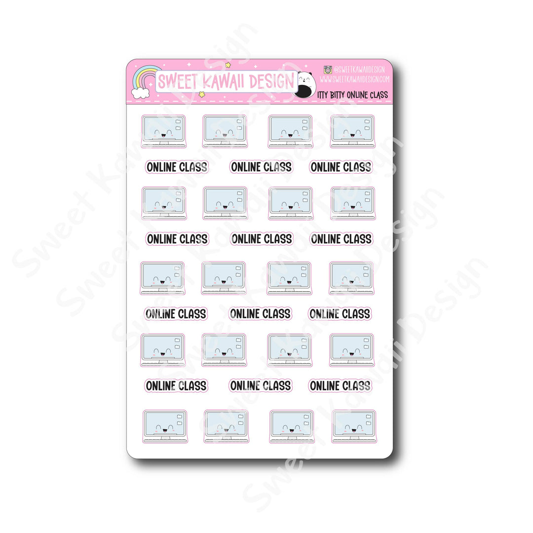 Kawaii Online Class Stickers