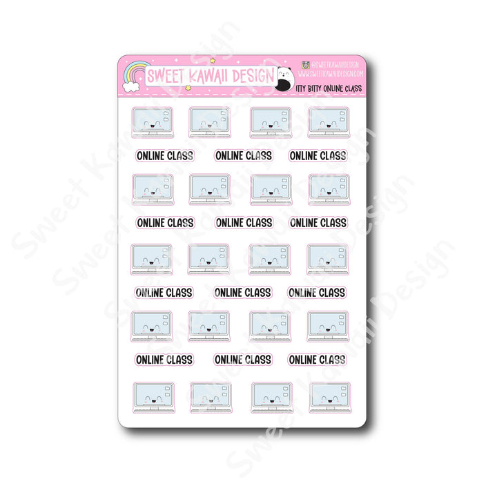 Kawaii Online Class Stickers