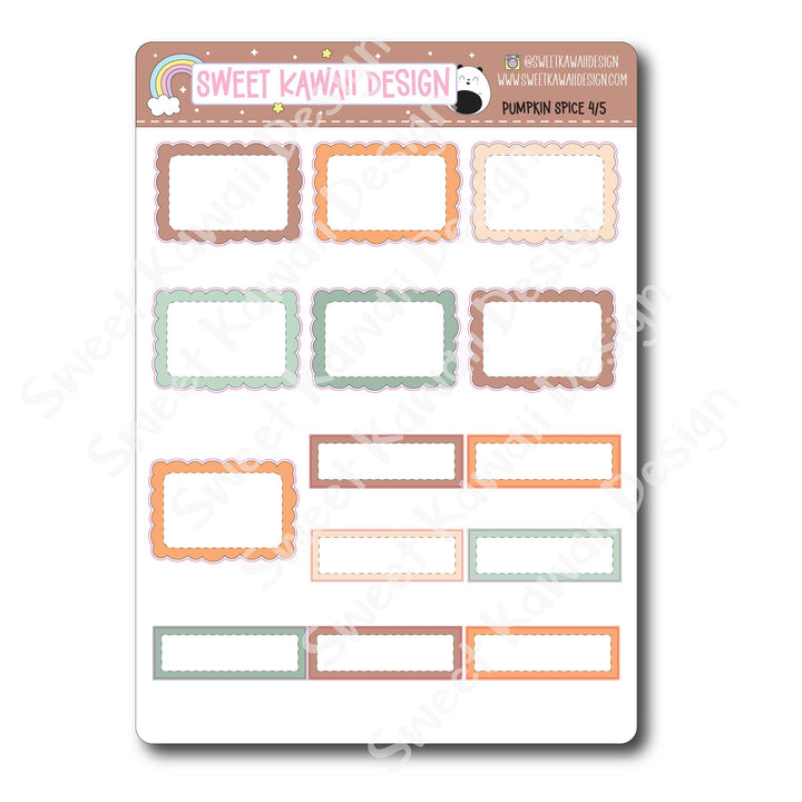 Weekly Kit - Pumpkin Spice Latte - SIZE OPTIONS AVAILABLE