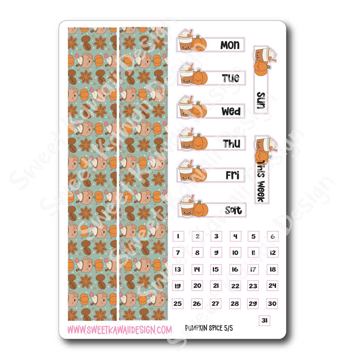 Weekly Kit - Pumpkin Spice Latte - SIZE OPTIONS AVAILABLE