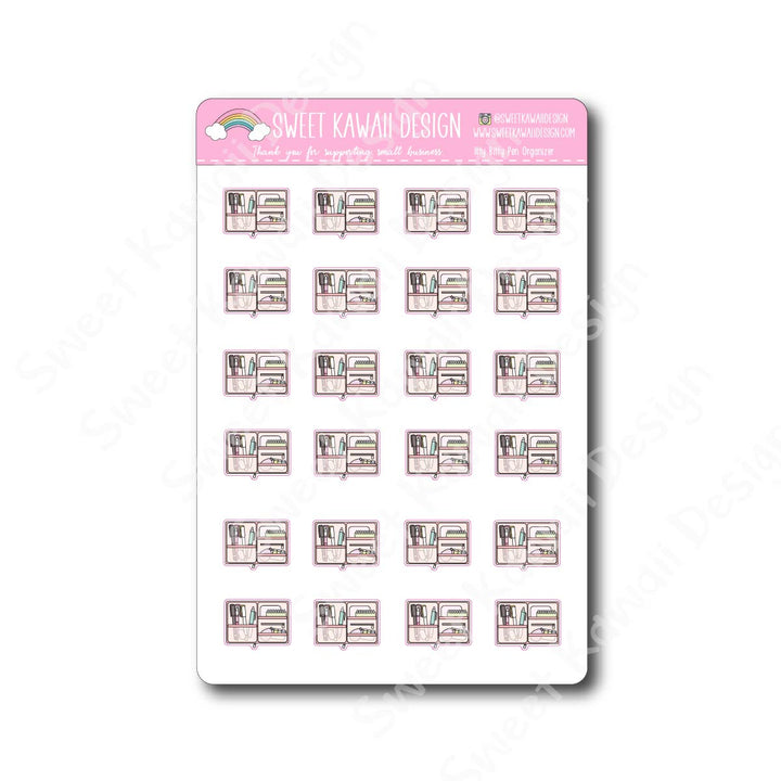 Kawaii Pen Organizer Stickers