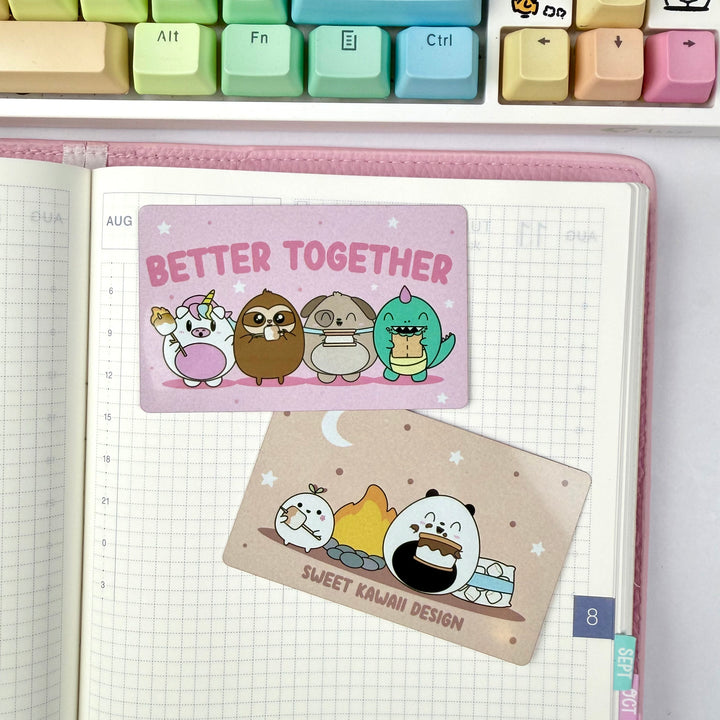 Metal Washi Card - S’mores - Better Together