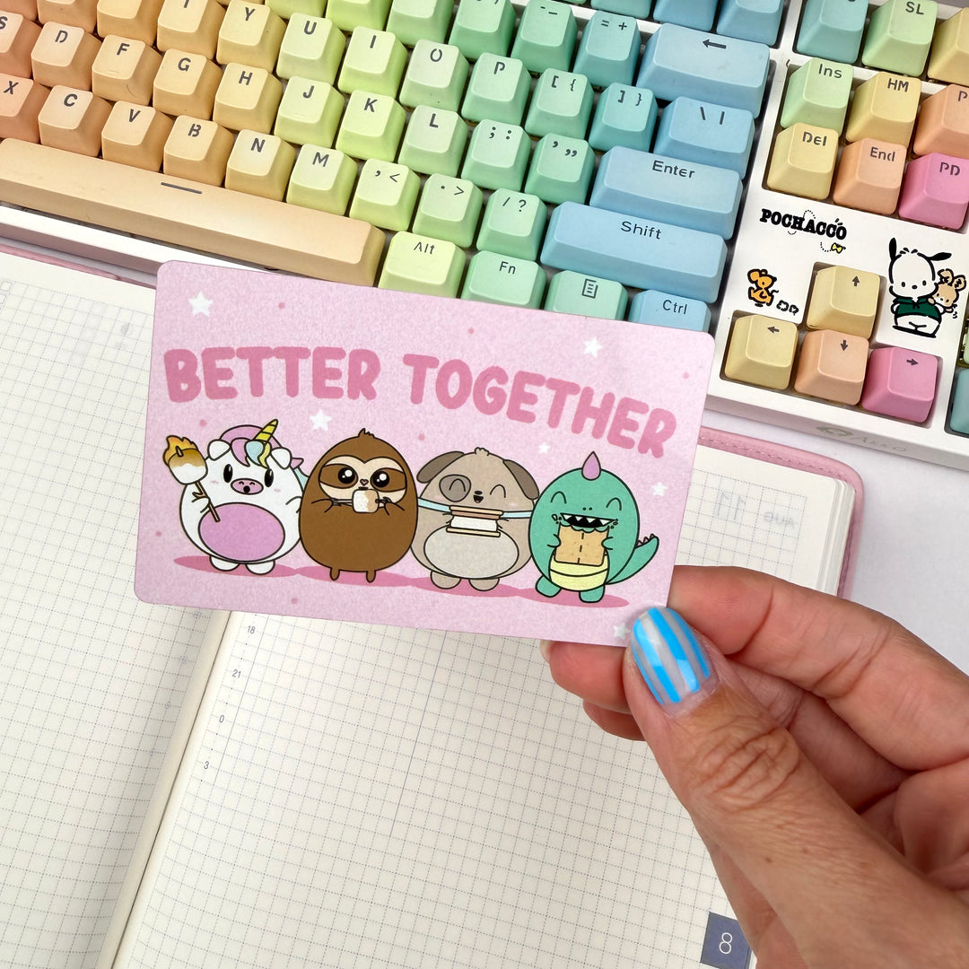 Metal Washi Card - S’mores - Better Together