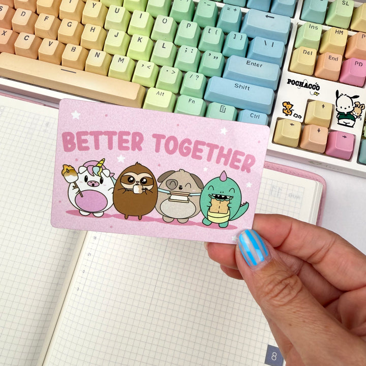 Metal Washi Card - S’mores - Better Together