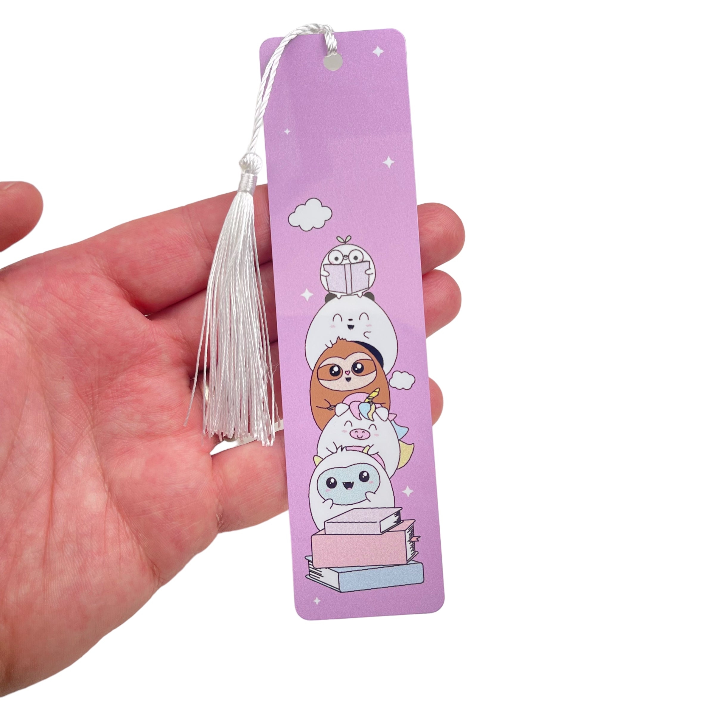Metal Bookmark - Reading Critters - 2 sizes available