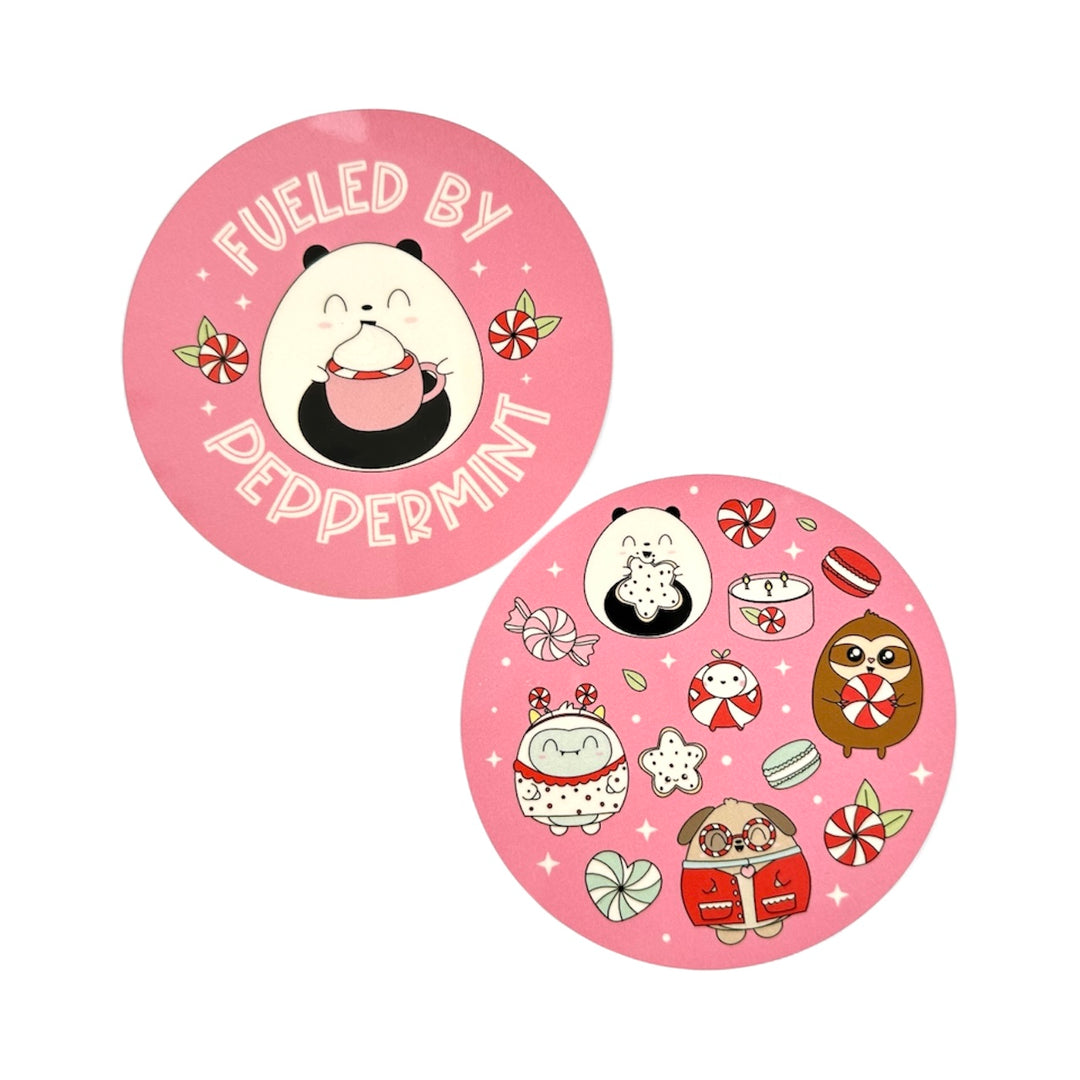 SKD Drink Coaster Set - Peppermint Everything