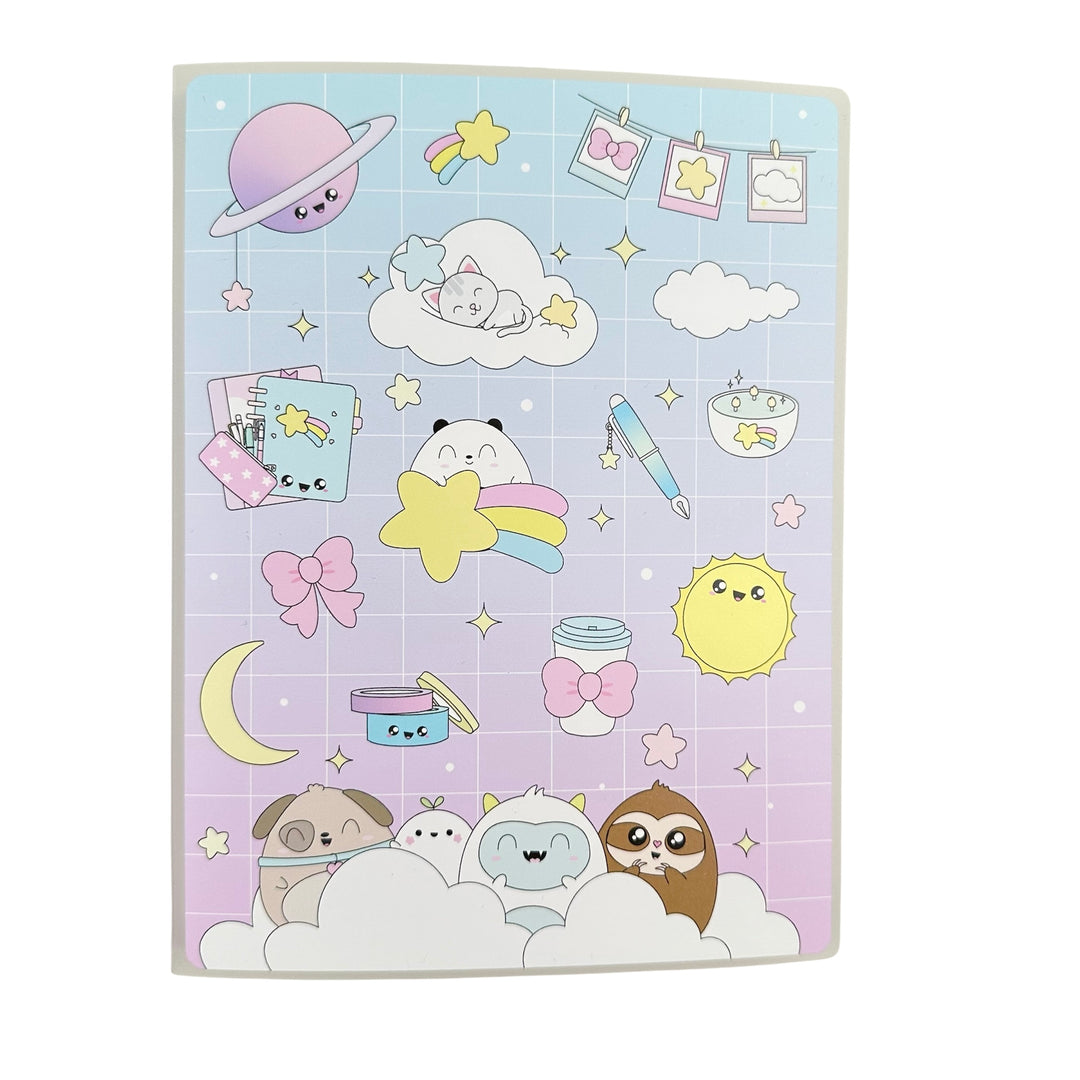 Medium (5x7) Sticker Storage Album - Cloudy With A Chance Of Kawaii