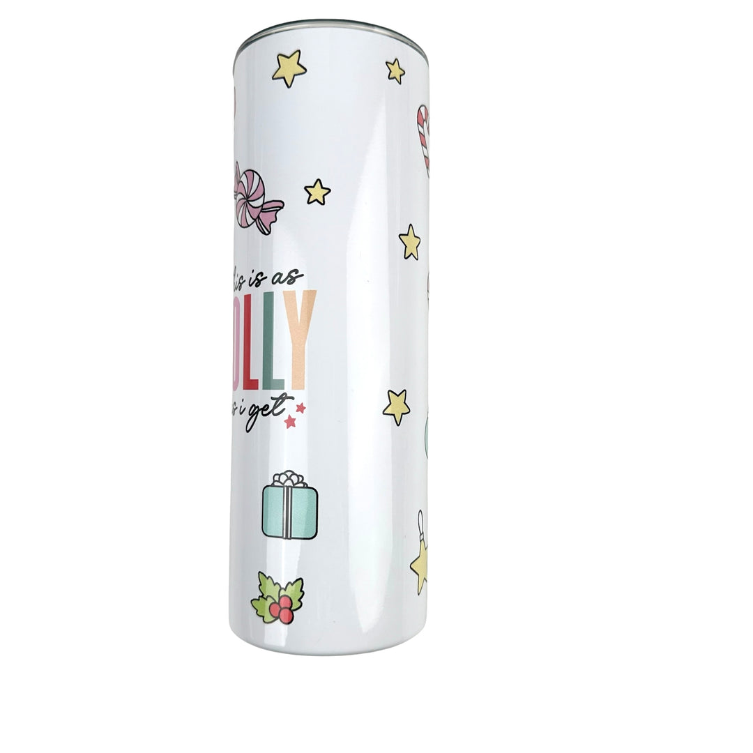20oz Skinny Insulated Tumbler - Jolly