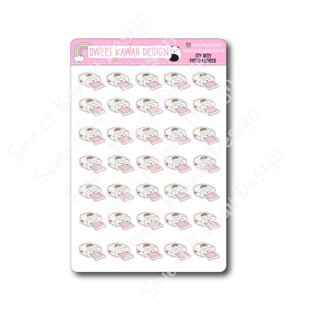 Kawaii Photo Printer Stickers