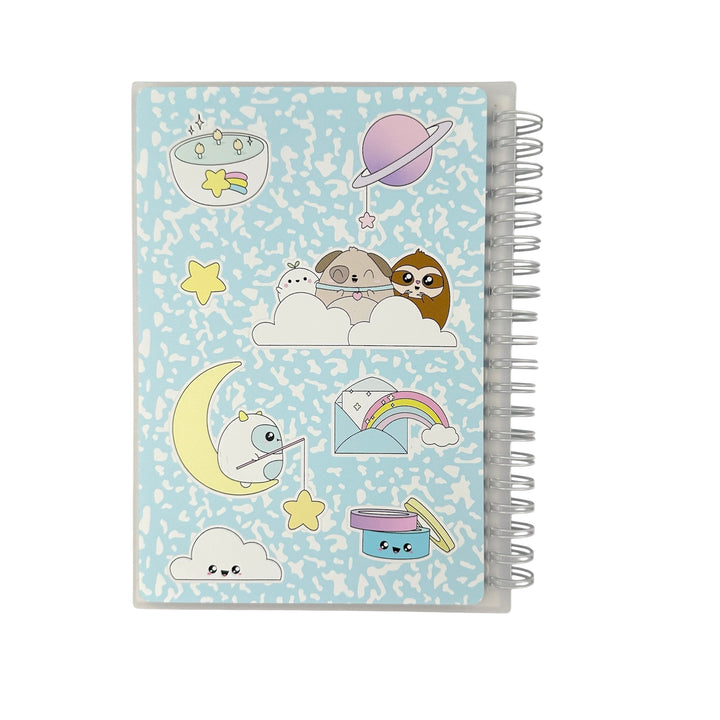SKD 5x7 Reusable Sticker Book - Blue Composition Book