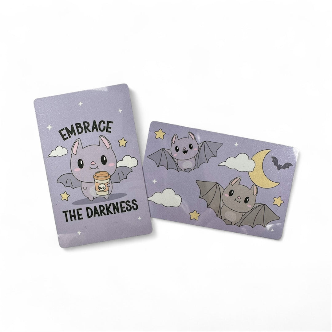 Metal Washi Card - Embrace the Darkness