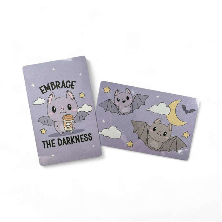 Metal Washi Card - Embrace the Darkness
