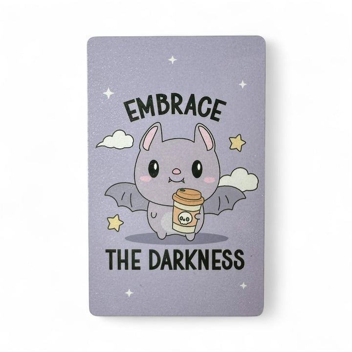 Metal Washi Card - Embrace the Darkness