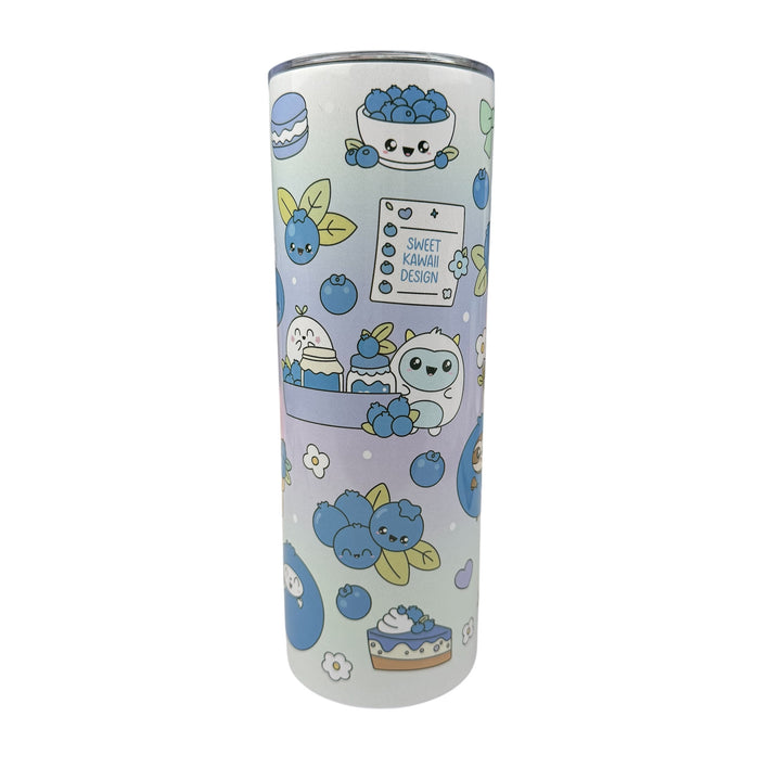 20oz Skinny Insulated Tumbler - Blueberry Bliss
