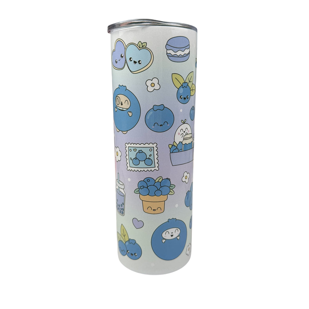 20oz Skinny Insulated Tumbler - Blueberry Bliss