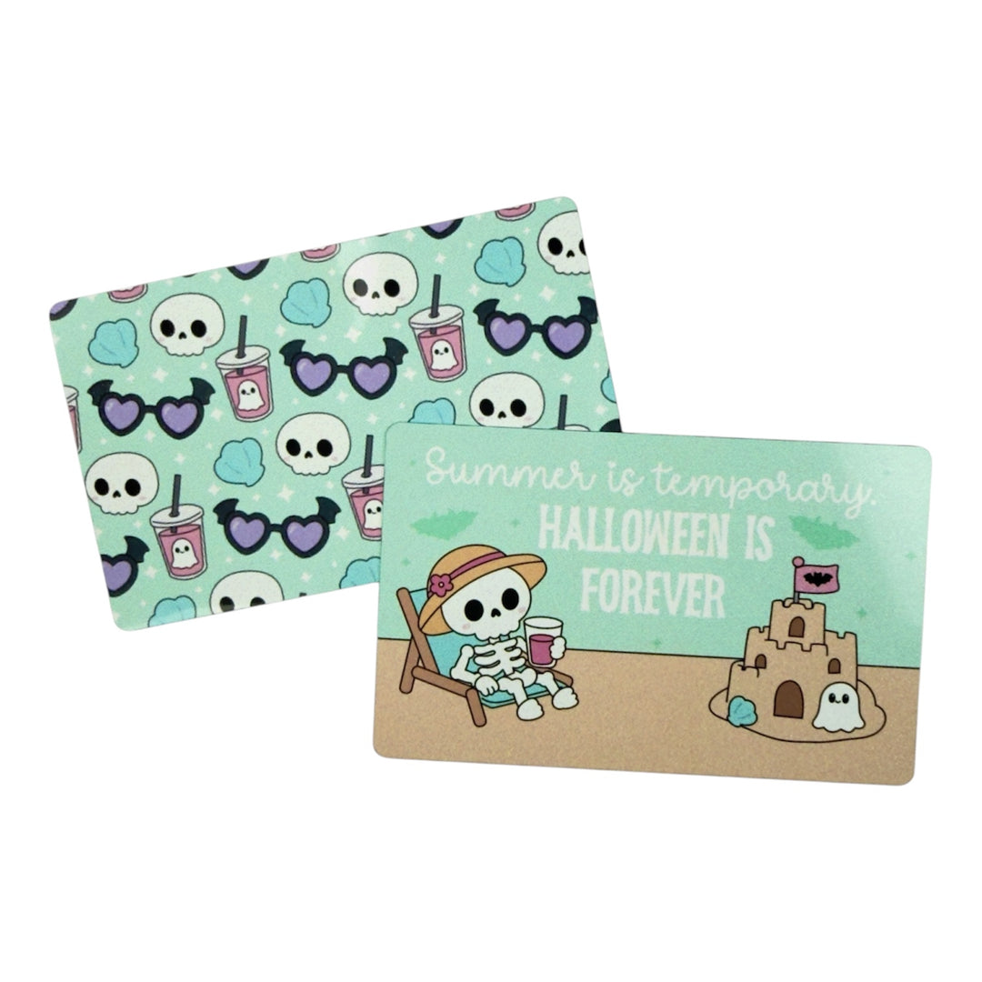 Metal Washi Card - Summerween