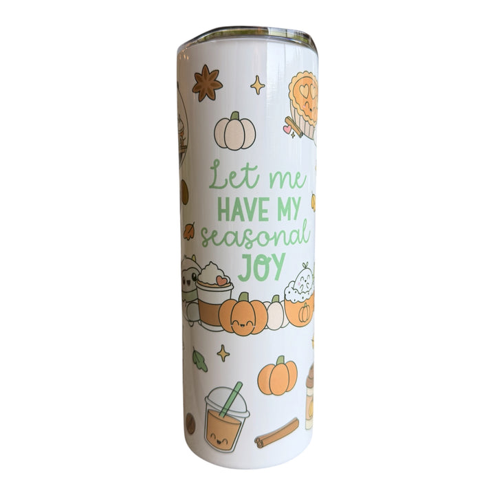 20oz Skinny Insulated Tumbler - PSL Seasonal Joy