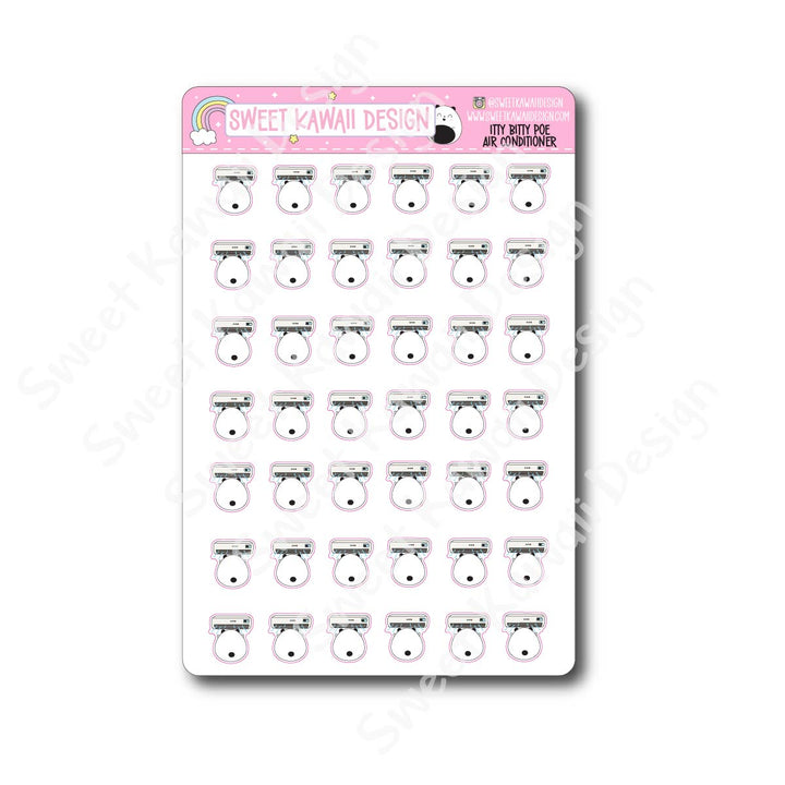 Kawaii Poe Stickers - Air Conditioner