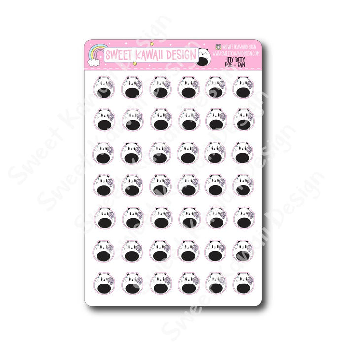 Kawaii Poe Stickers - Fan
