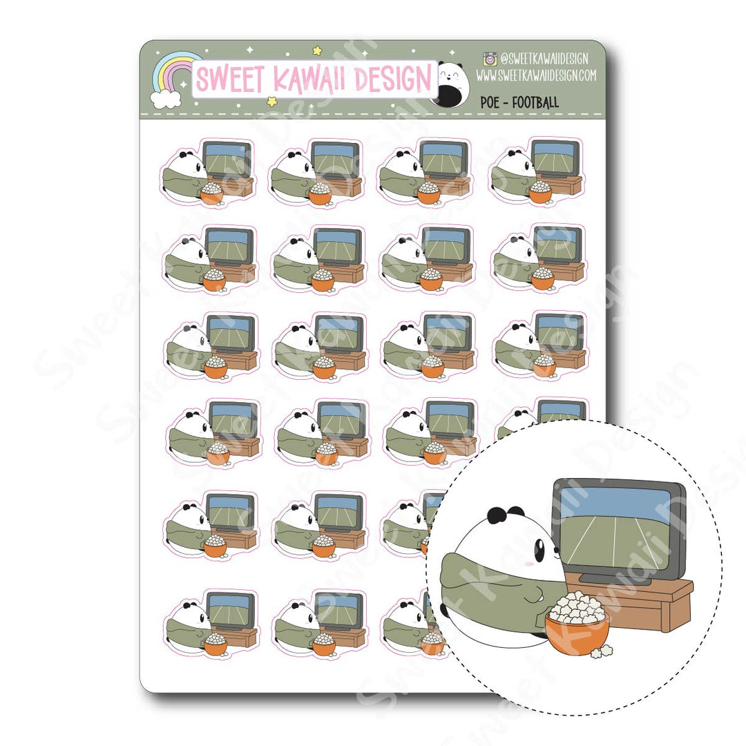Kawaii Poe Stickers - Football