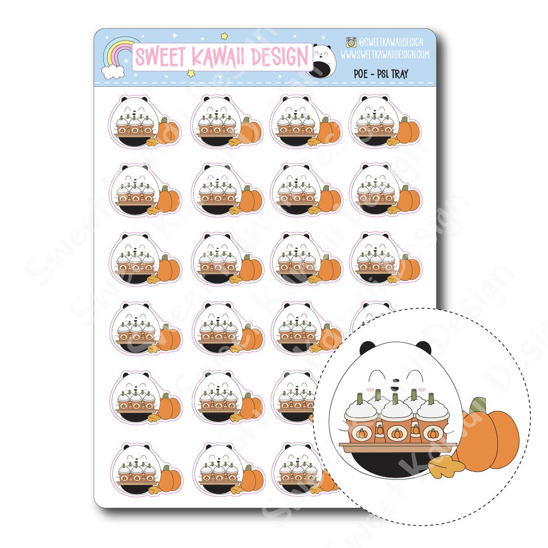 Kawaii Poe stickers - PSL Tray